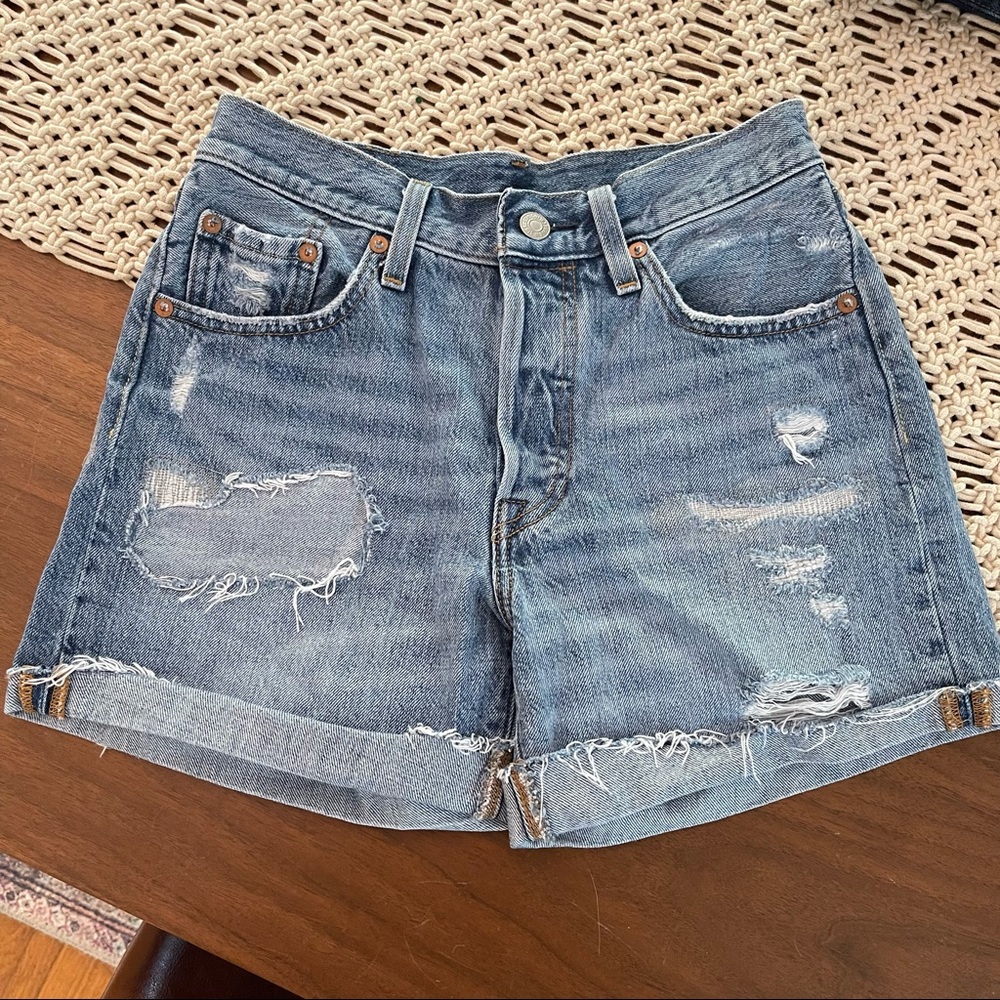 Levi denim shorts